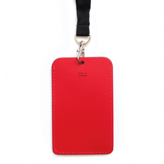 Promotional Leather ID Card Holder Red